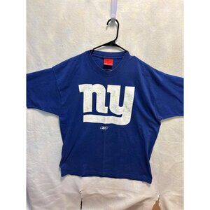 Reebok New York Giants Blue Graphic Tee pit to pit  23.5